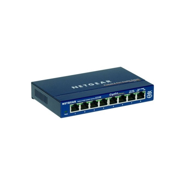 Switch Netgear GS108GE 8xGB metal