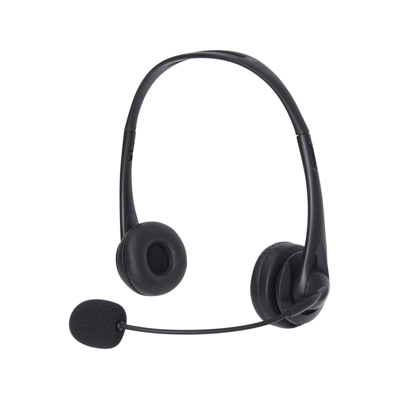 Sandberg Auriculares USB para Oficina Banda para la Cabeza Centro de Llamadas Negro Binaural