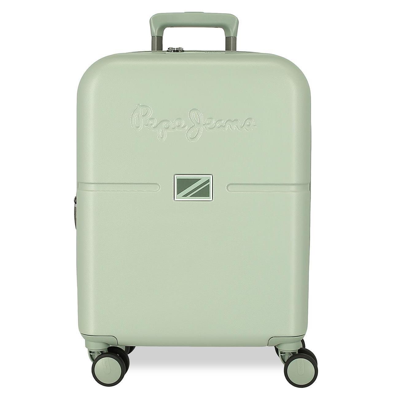 Maleta de cabina Pepe jeans Accent verde 40x55x20 cm