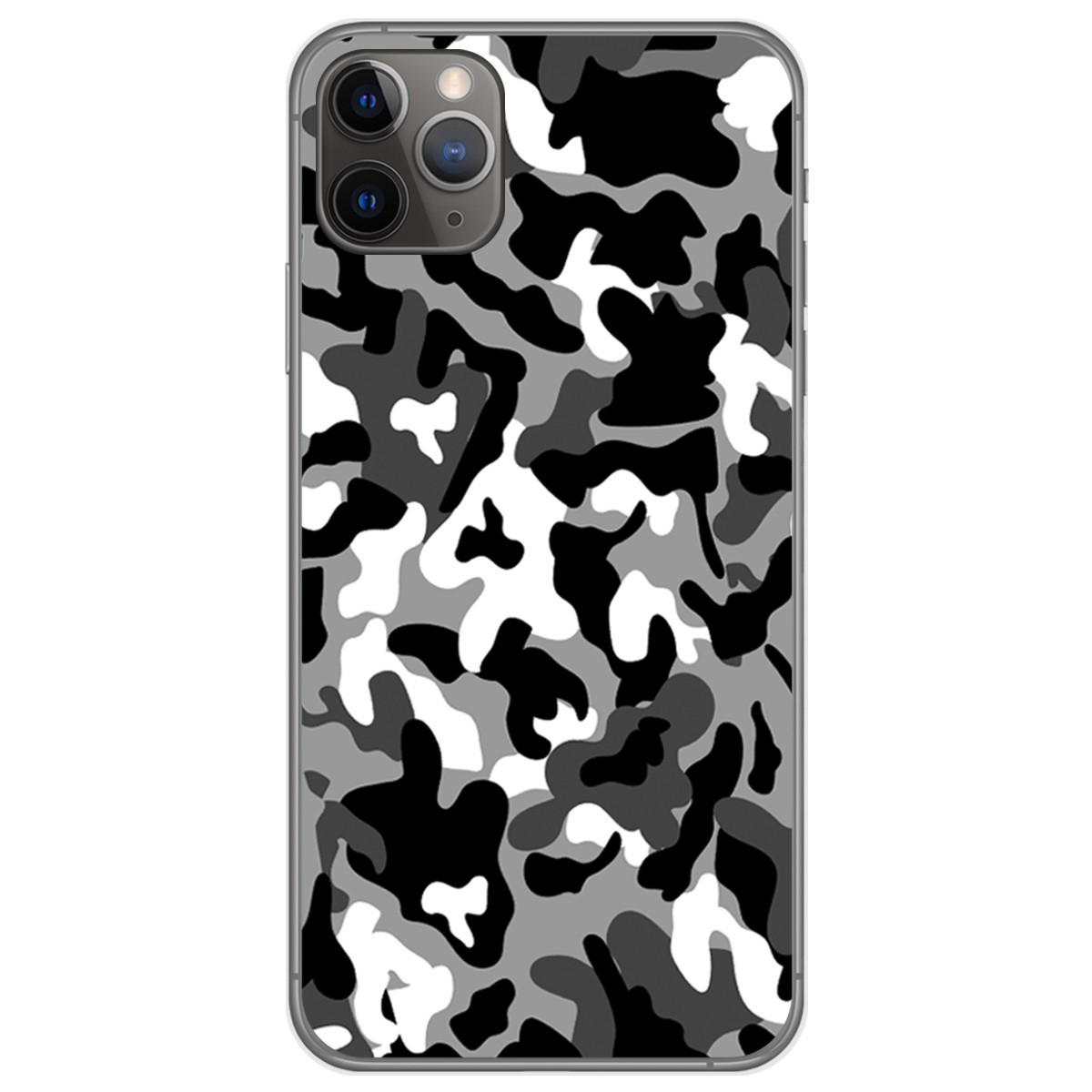 Tumundosmartphone Funda Gel Tpu para Iphone 11 Pro (5.8) diseño Snow Camuflaje Dibujos