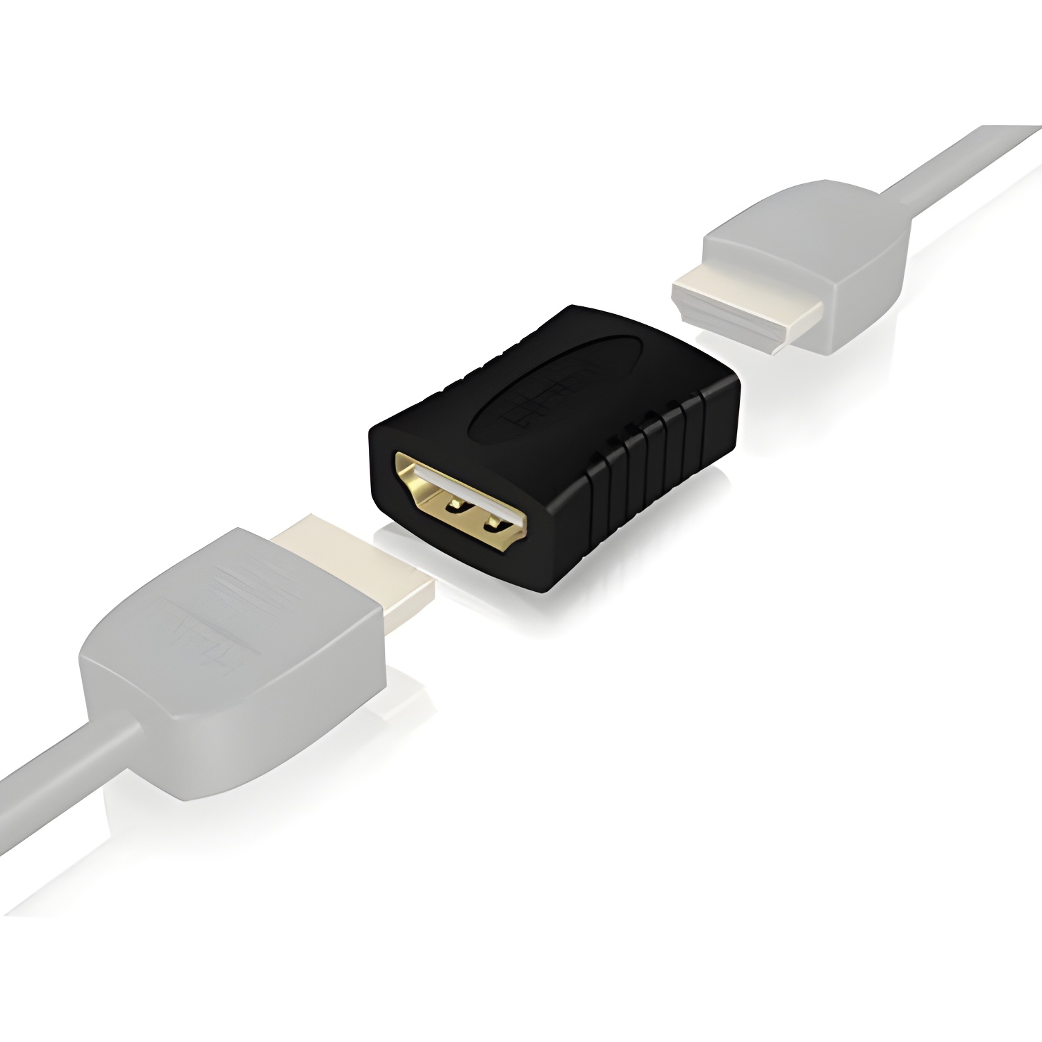 Raidsonic ICY BOX Adaptador HDMI Hembra/Hembra Negro Alta Resolución