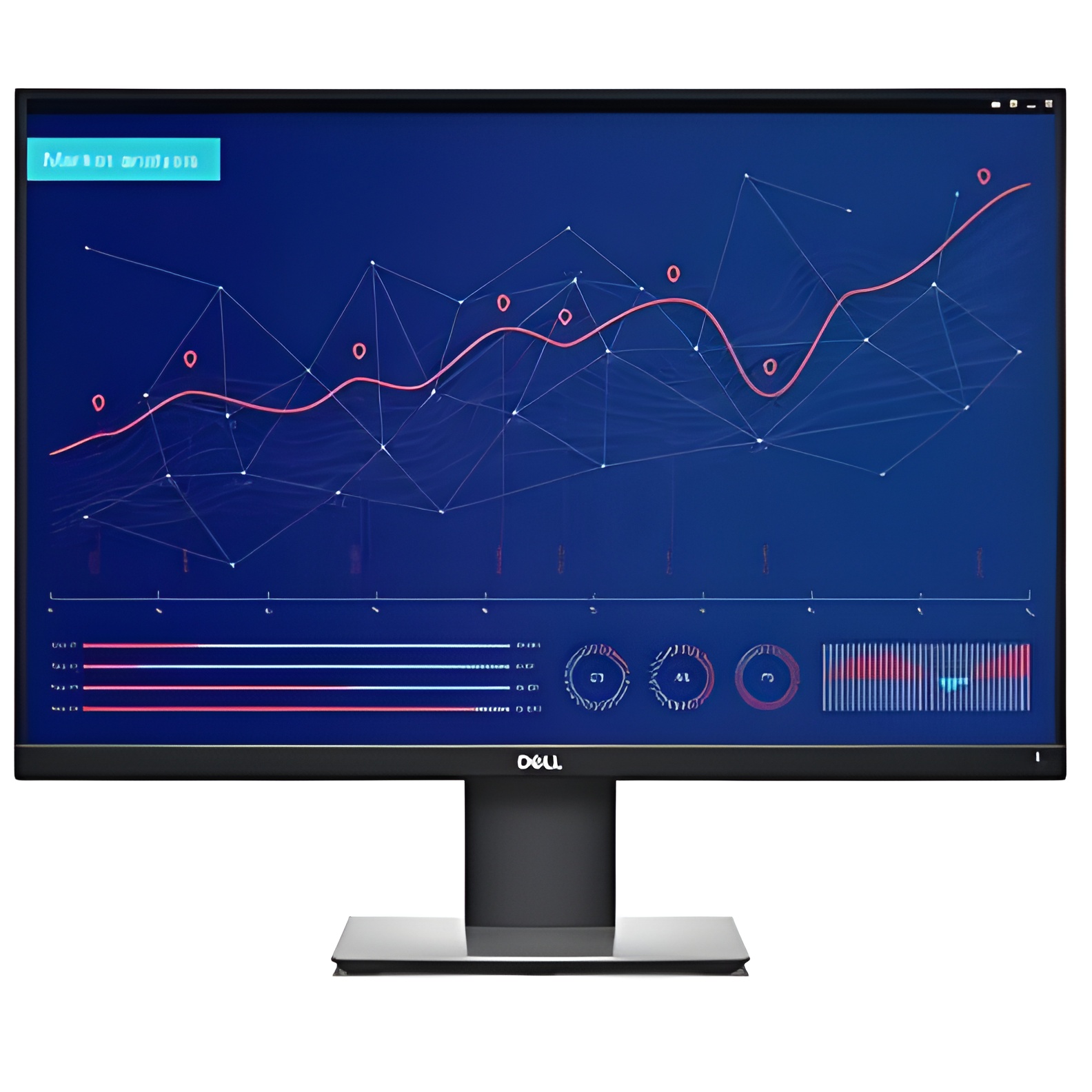 Dell P2421 - 24.1" LED Backlit LCD Monitor, IPS Display for Gaming, Ultra-Compact Design, High-Quality Visuals, Ideal for Home Office Use