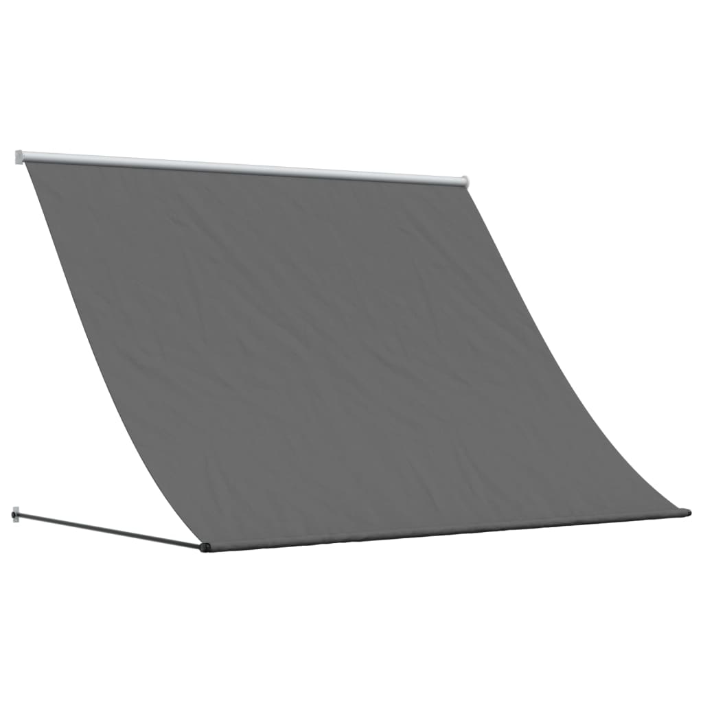 vidaXL Toldo retráctil de tela y acero gris antracita 200x150 cm Protección Rayos UV para Terraza Patio Exterior Jardín