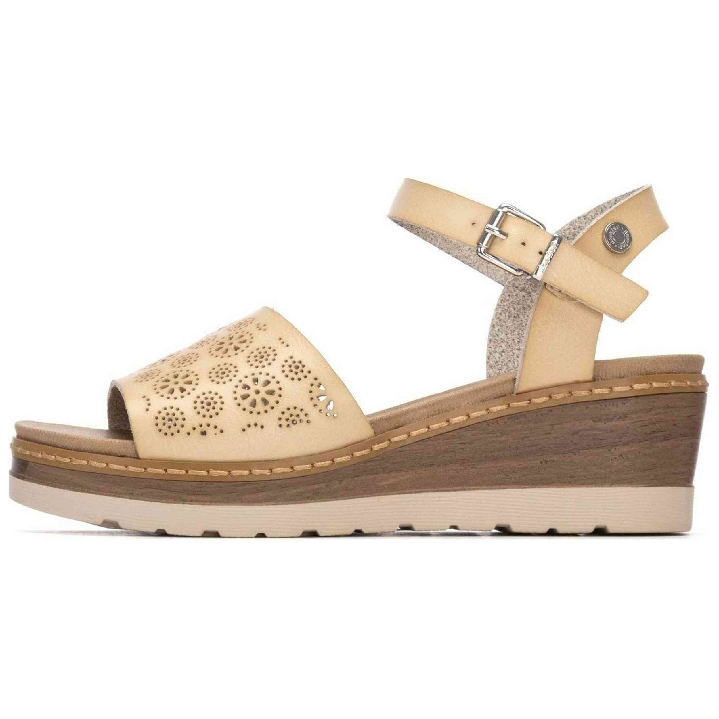 Sandalias De Plataforma Refresh modelo 175162 para Mujer en color Beige