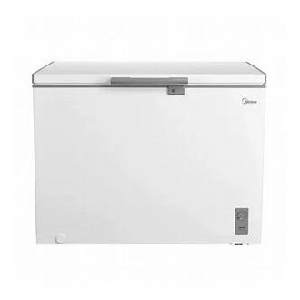Midea - Congelador arcón MDRC411FZE01 de 293 L, clase energética E, motor Inverter y tecnología D Type Tube, blanco