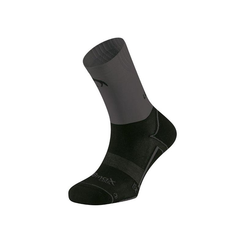 Lurbel - Calcetines Sprint MTB Compresivos Altas Temperaturas para Ciclismo y Mtb, tecnología Bmax antiampollas y caña compresiva H5 (12-18 cm) con rejilla Silver Base Layer antibacteriana