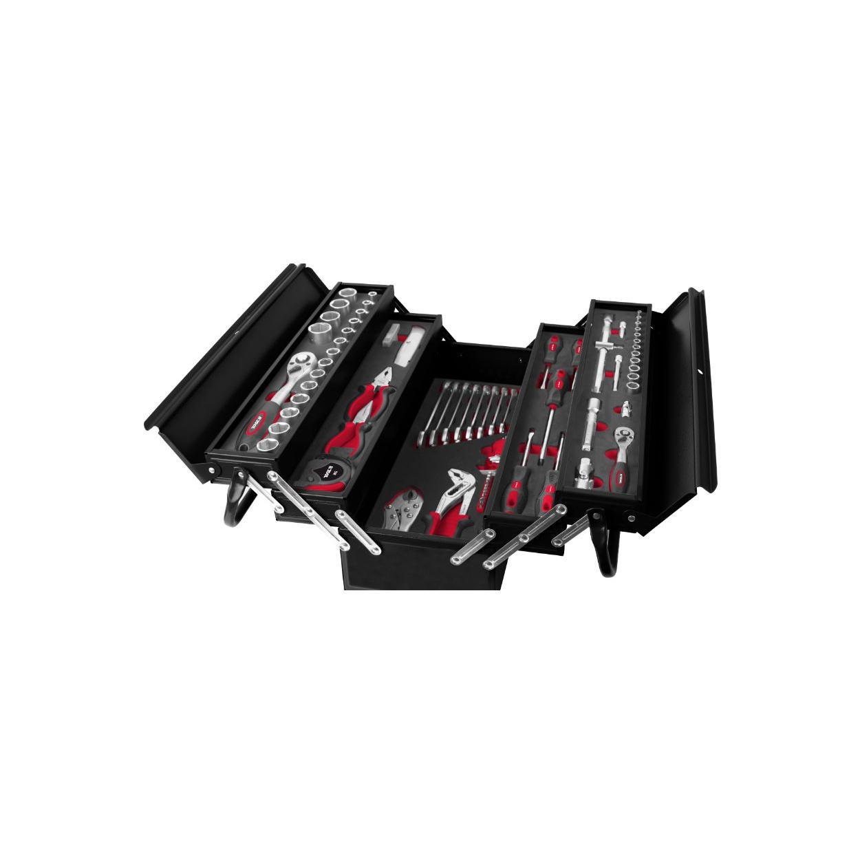 CAJA BT86 CON 86 HERRAMIENTAS DE SERVICIO METALWORKS B.TOOL
