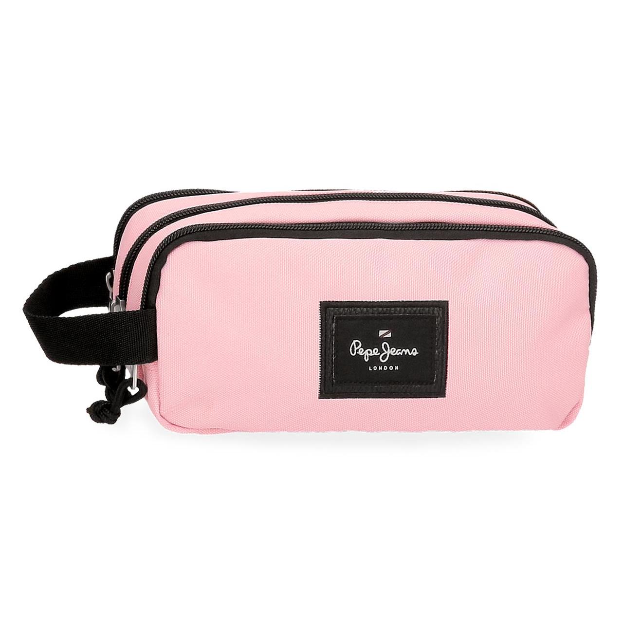 Estuche triple compartimento cierre cremallera Pepe Jeans Aris Colorful
