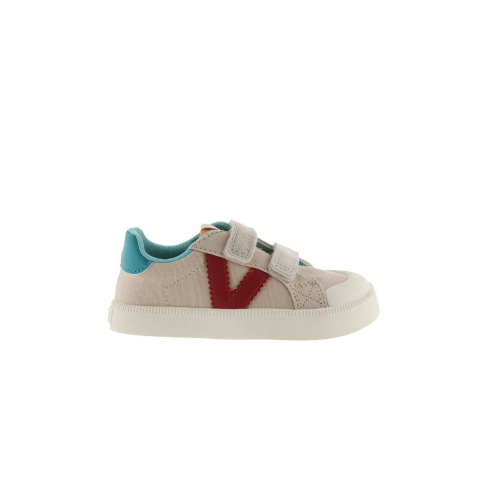 Victoria Oliver Zapatillas respetuosas barefoot multicolor de lona con tiras adherentes 1356104