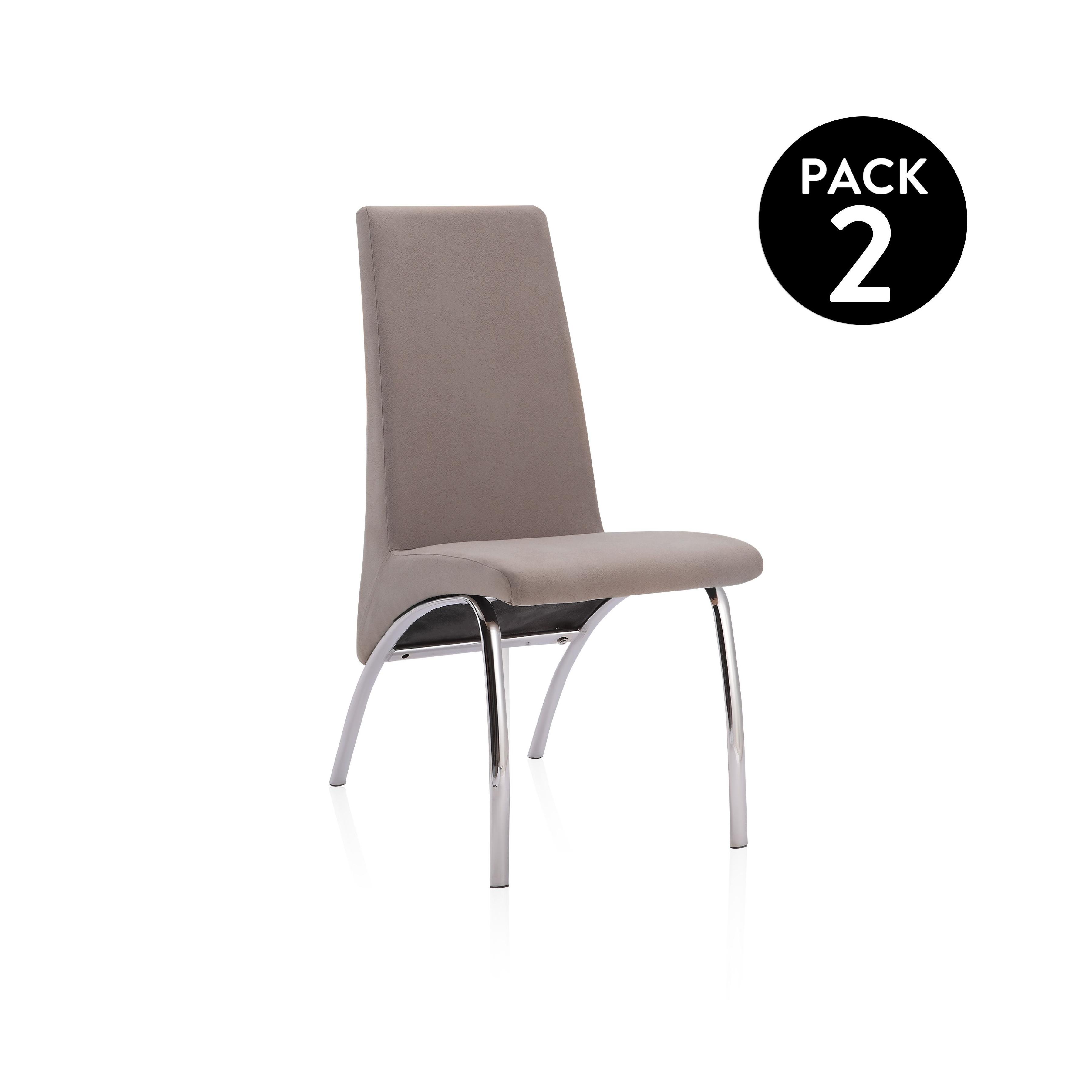 duehome - Pack 2 sillas de comedor Lise