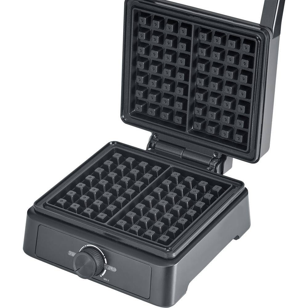Severin WA 2125 Waffeleisen Kontrollleuchte negro, antracita
