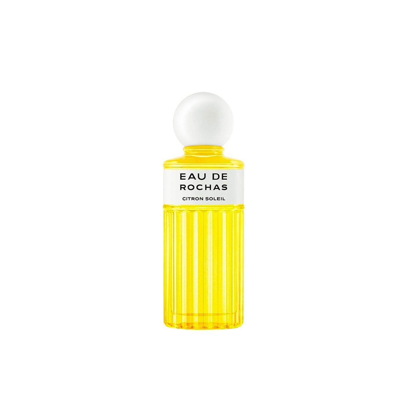 Rochas - EDR Citron Soleil EDT, fragancia fresca para mujer con notas de limón, azahar y almizcle blanco, eau de toilette 100 ml ideal para uso diario y regalo