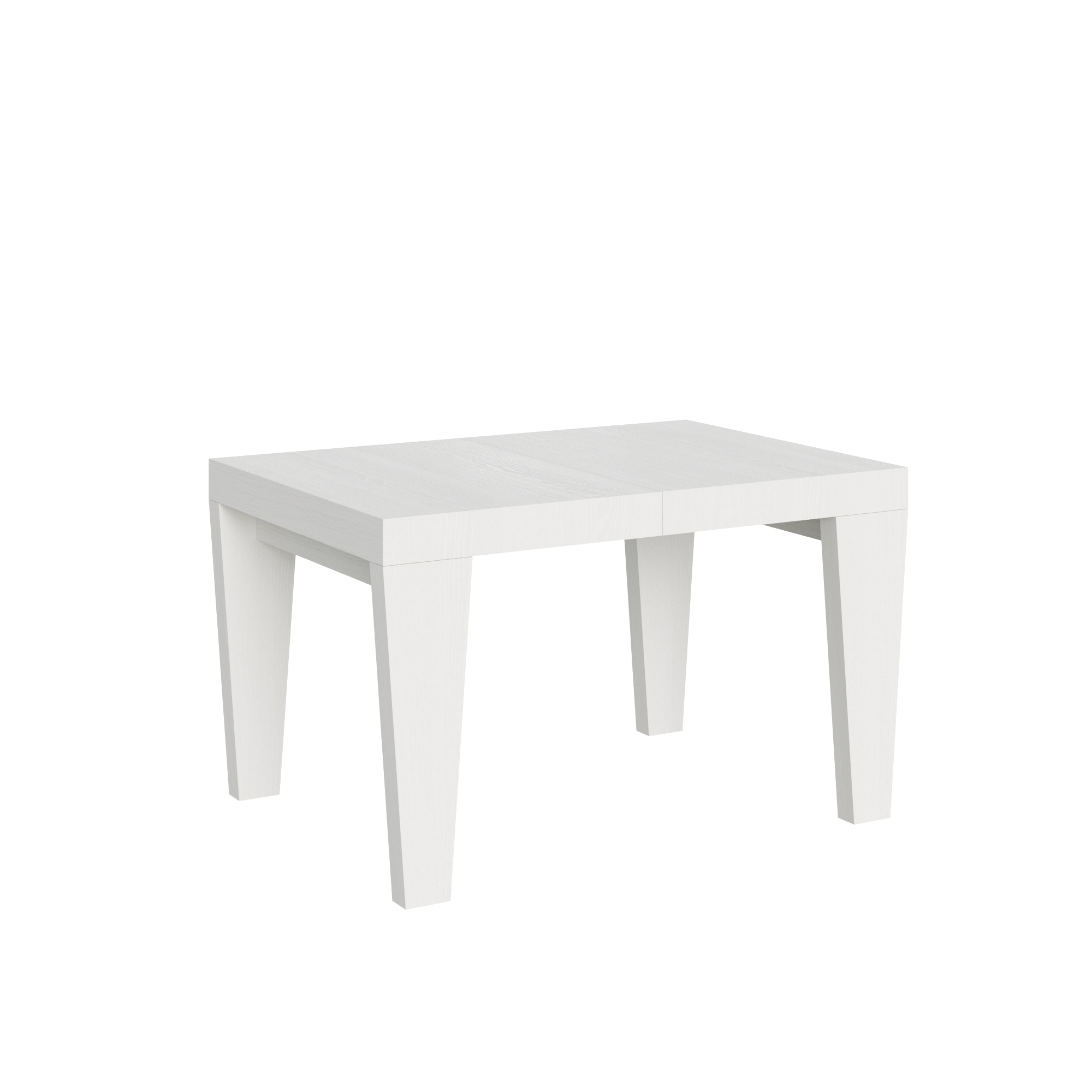 Mesa extensible 90x130/390 cm Spimbo Fresno Blanco - Itamoby