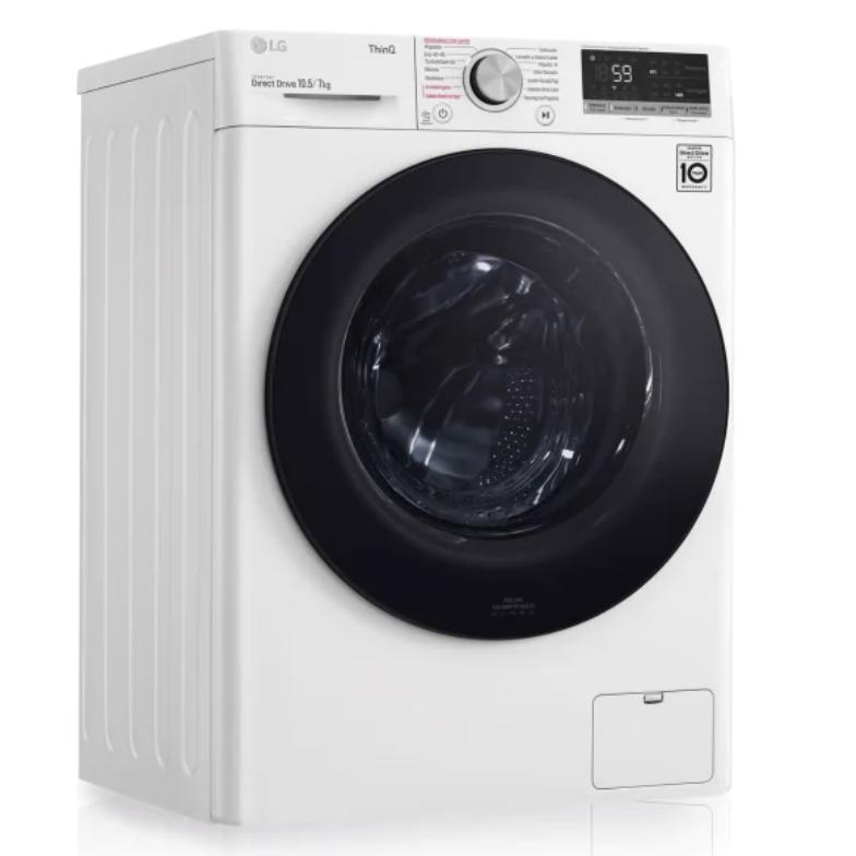 LG - Lavadora secadora LG F4DV5010SMW