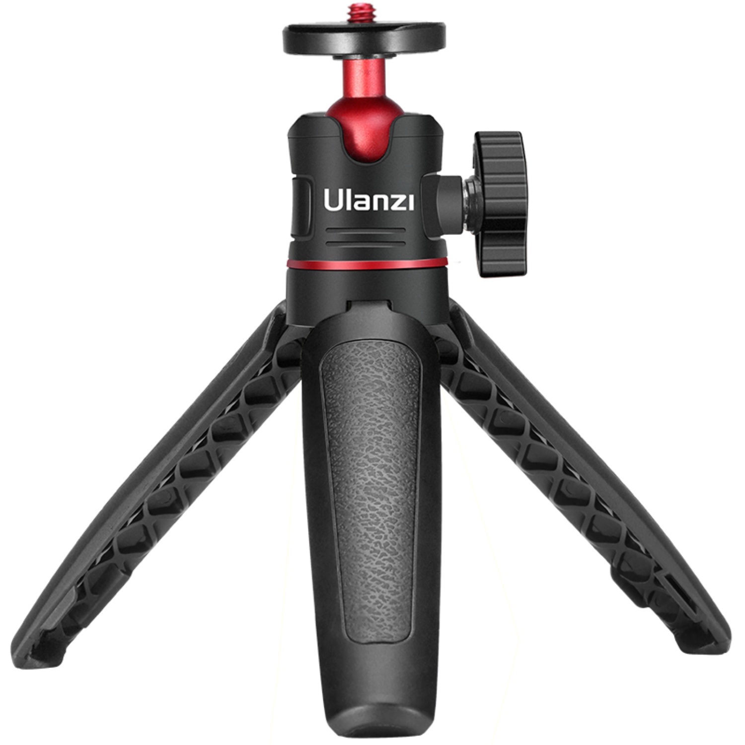 Ulanzi Trípode Extensible y Mango 2-en-1 para Móvil y Cámara MT-08 Diseño portátil Mango de silicona antideslizante, hebilla de seguridad y extensión ajustable, compatible dispositivos 1/4" -INCLUYE ABRAZADERA MOVIL ST-07 GRATIS