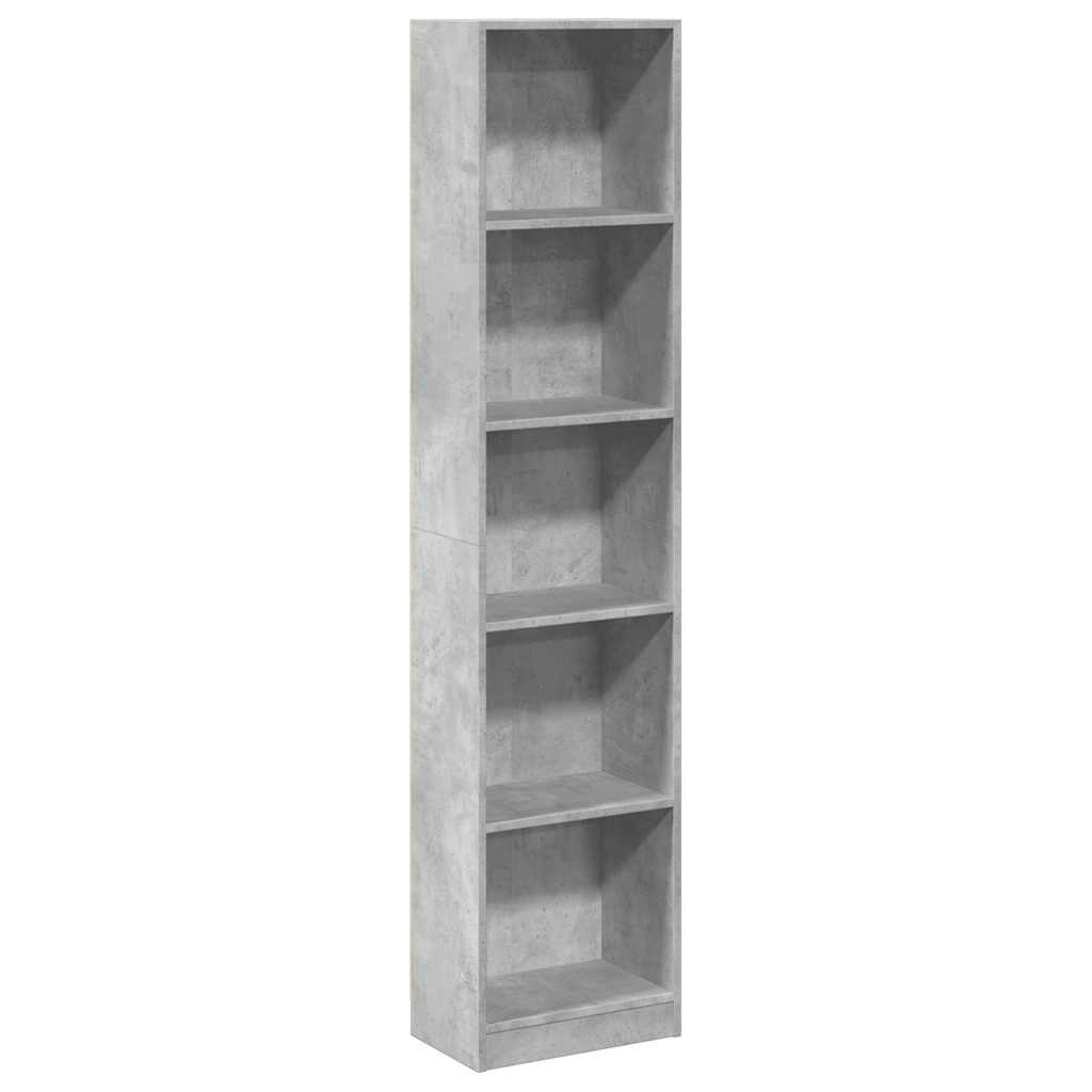 vidaXL Estantería de madera de ingeniería 40x24x176 cm Multicolor