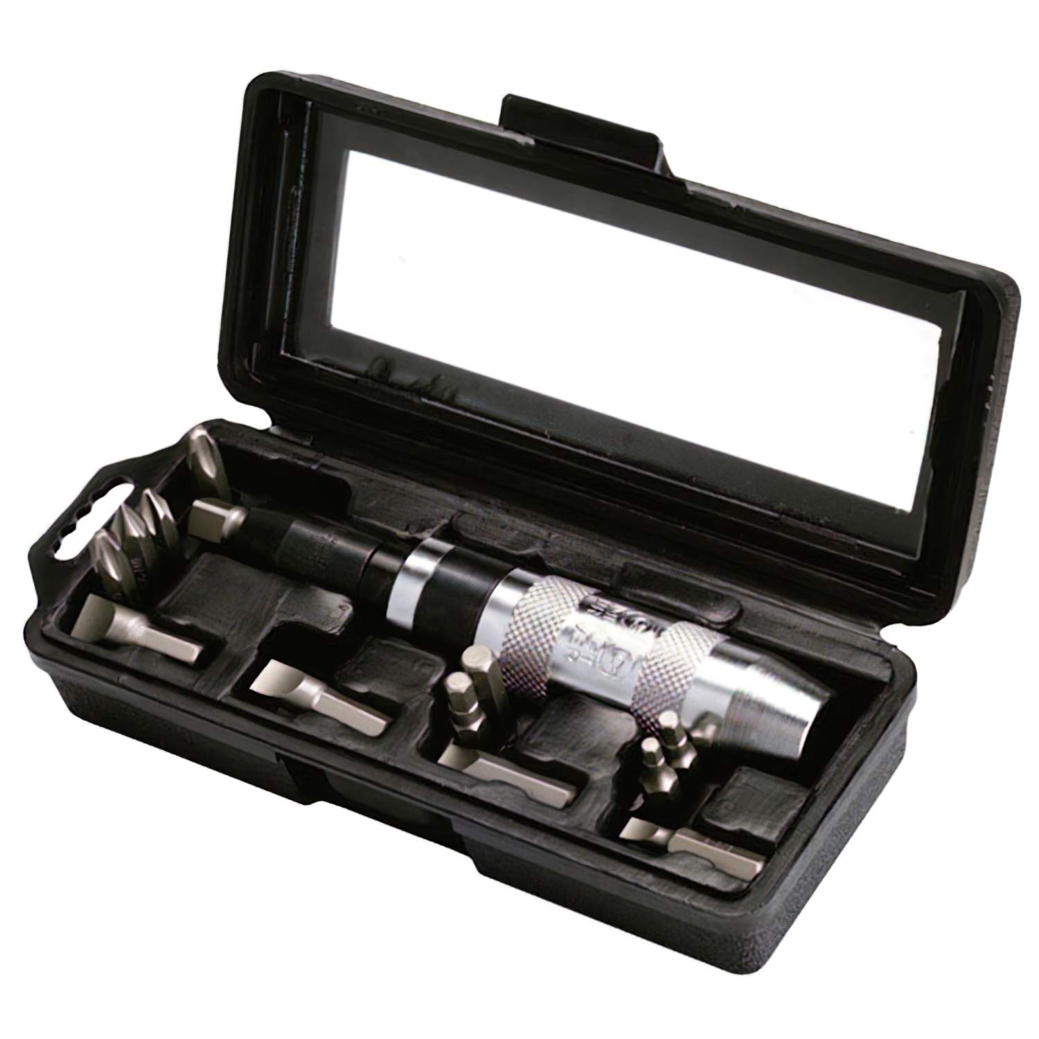 SANCO STORE - MAURER Destornillador Golpe (Caja con 12 Puntas y Adaptador)