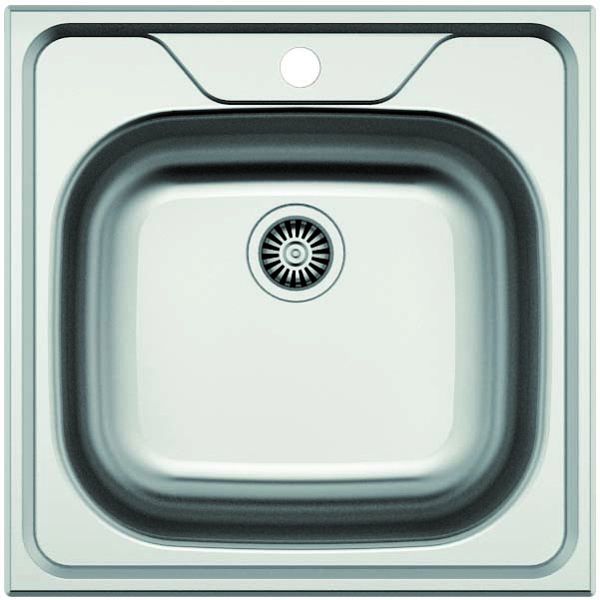Fregadero Fregadero sobre encimera Acero inoxidable Rectangular 1 Senos CATA CS 1 | Inox, 465cm, x 50cm, ( 20cm )