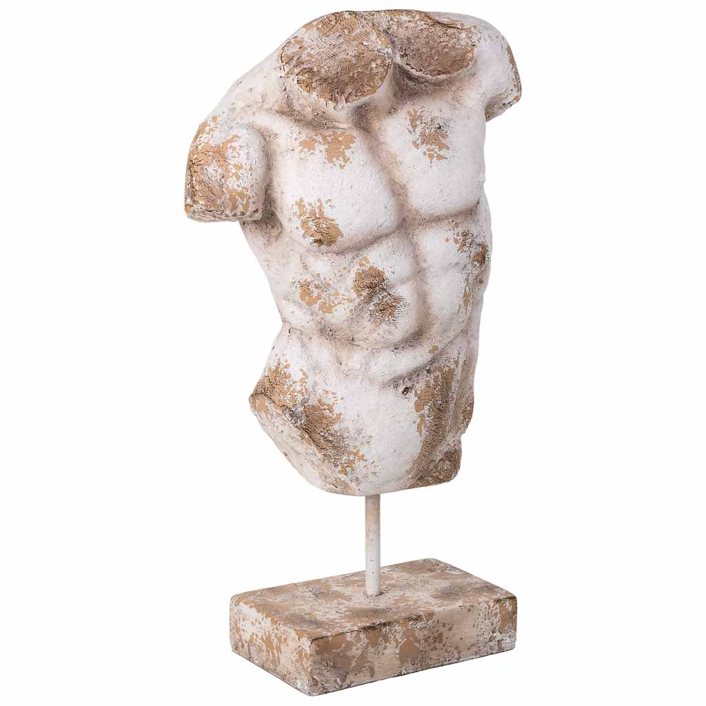 Wonderlust Deco - Figura busto color piedra, 40x17x68h cm Beige 40x17x68h cm