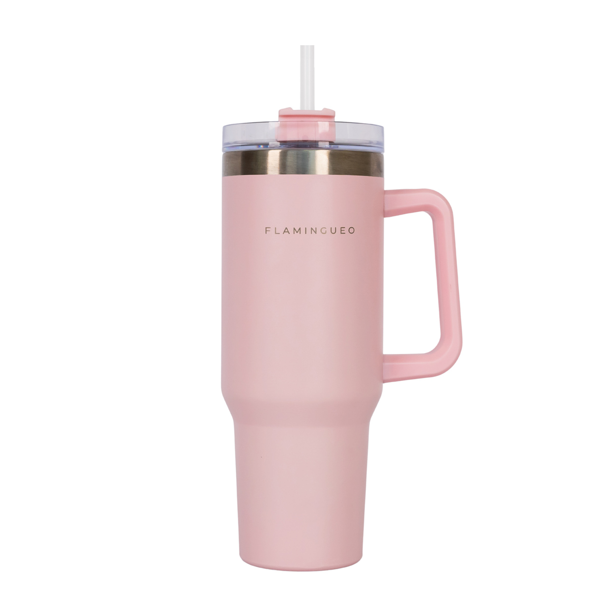 Flamingueo Vaso Termico - Taza Termo Acero Inoxidable Termo Cafe Para Llevar Bebidas Frías 24h y Calientes 10h Botella Termica 1,18 Litros