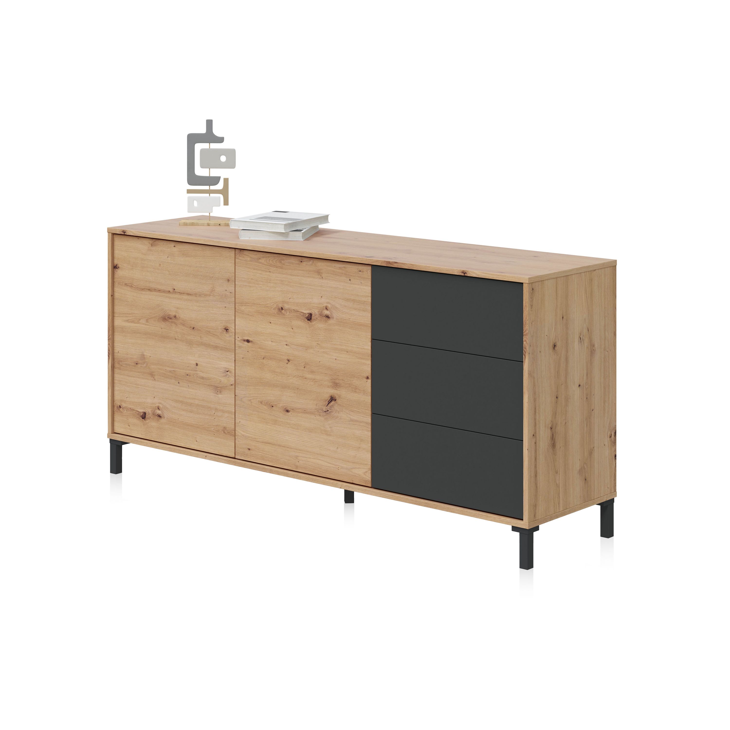 Duehome - Aparador Lea 154 cm x 41 cm x 74 cm