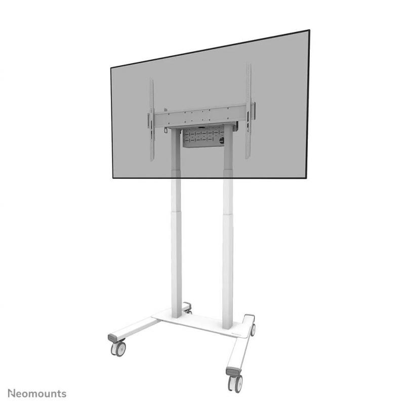 Carro motorizado Neomounts FL55-875WH1 (para una pantalla de 37-100 pulgadas 94-254 cm, máx. 110 KG, altura ajustable)