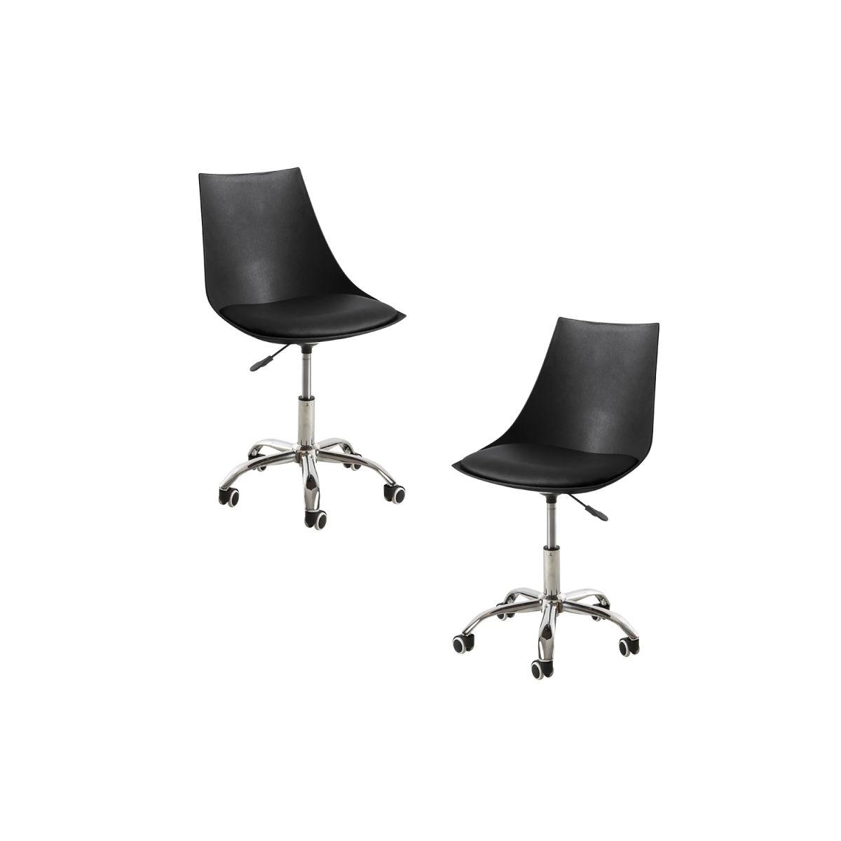 Regalos Miguel - Packs Sillas - Pack 2 Sillas Blok Office - Negro