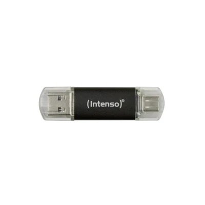 Memoria USB INTENSO 3539491 | 128GB, USB 3.2 Gen 1x1 (5 Gbit/s) - USB-C & USB-A, Antracita