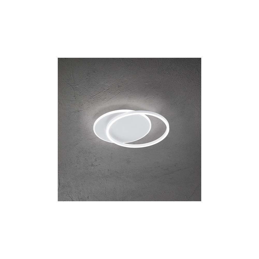 Lámpara de techo LED ORBIT Blanco Mate 43W Perenz en aluminio