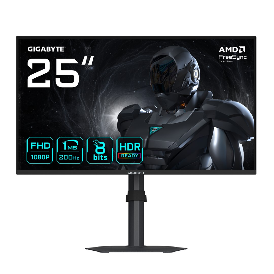 Monitor LED GIGABYTE 24.5 G25F2 de 200 Hz