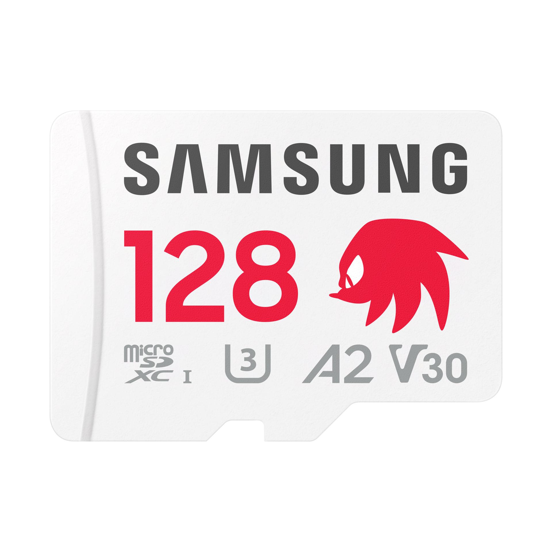 Samsung Tarjeta microSD Sonic Pro Plus para Consola de Juegos, Tarjeta de Memoria 128 GB, UHS-I U3, Full HD y 4K UHD, hasta 180 MB/s, MB-MD128SA