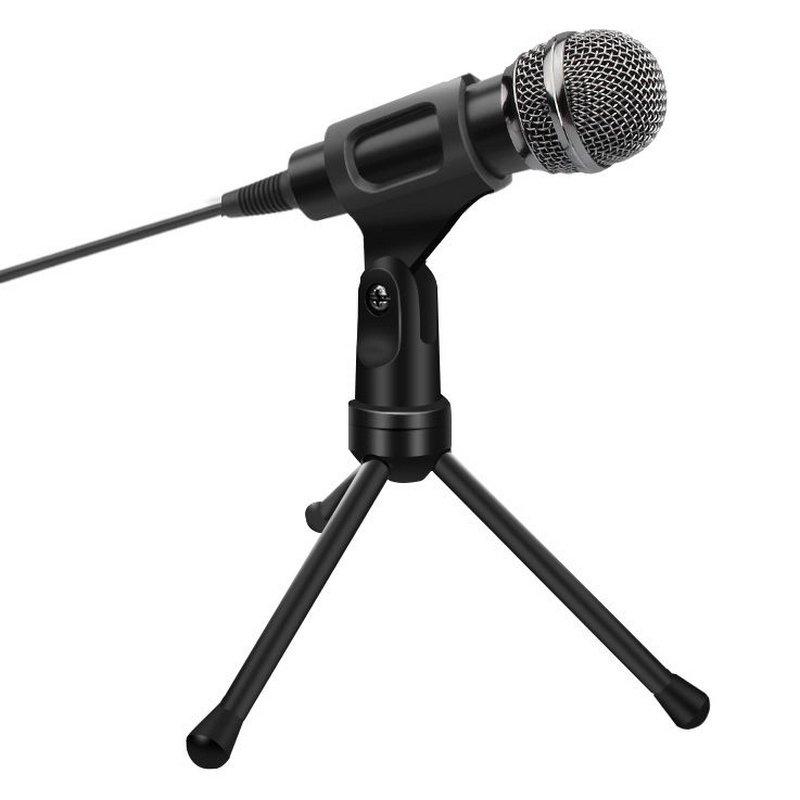 Equip Micrófono de Sobremesa Jack 3.5mm para Grabación de Voz y Juegos de Ordenador