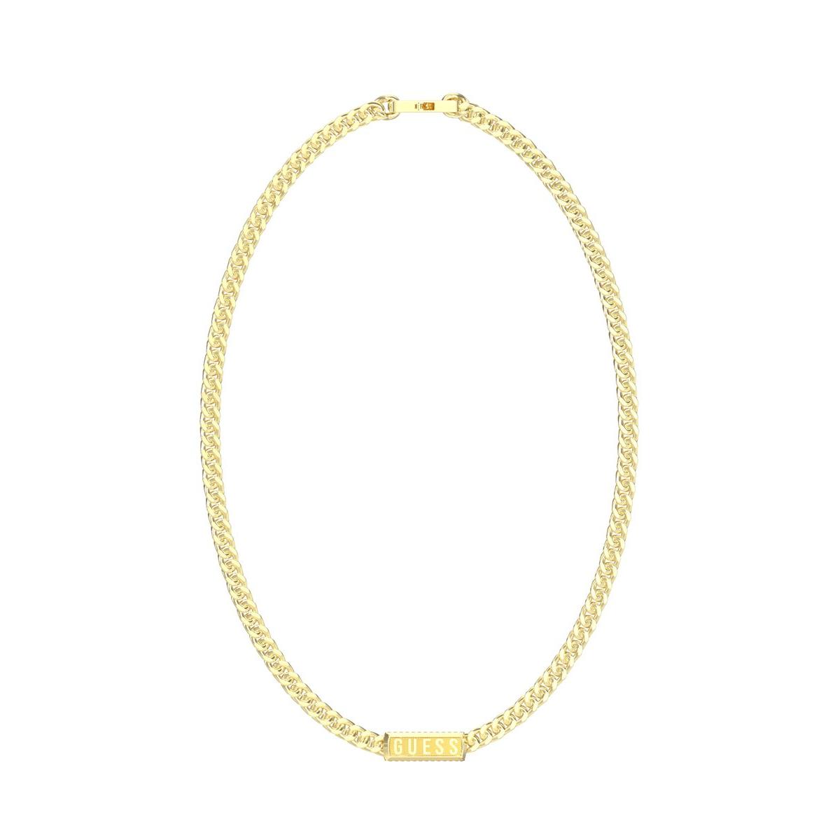 Guess Collar Hombre Lion King De Acero Dorado Jumn05014jwygt-u