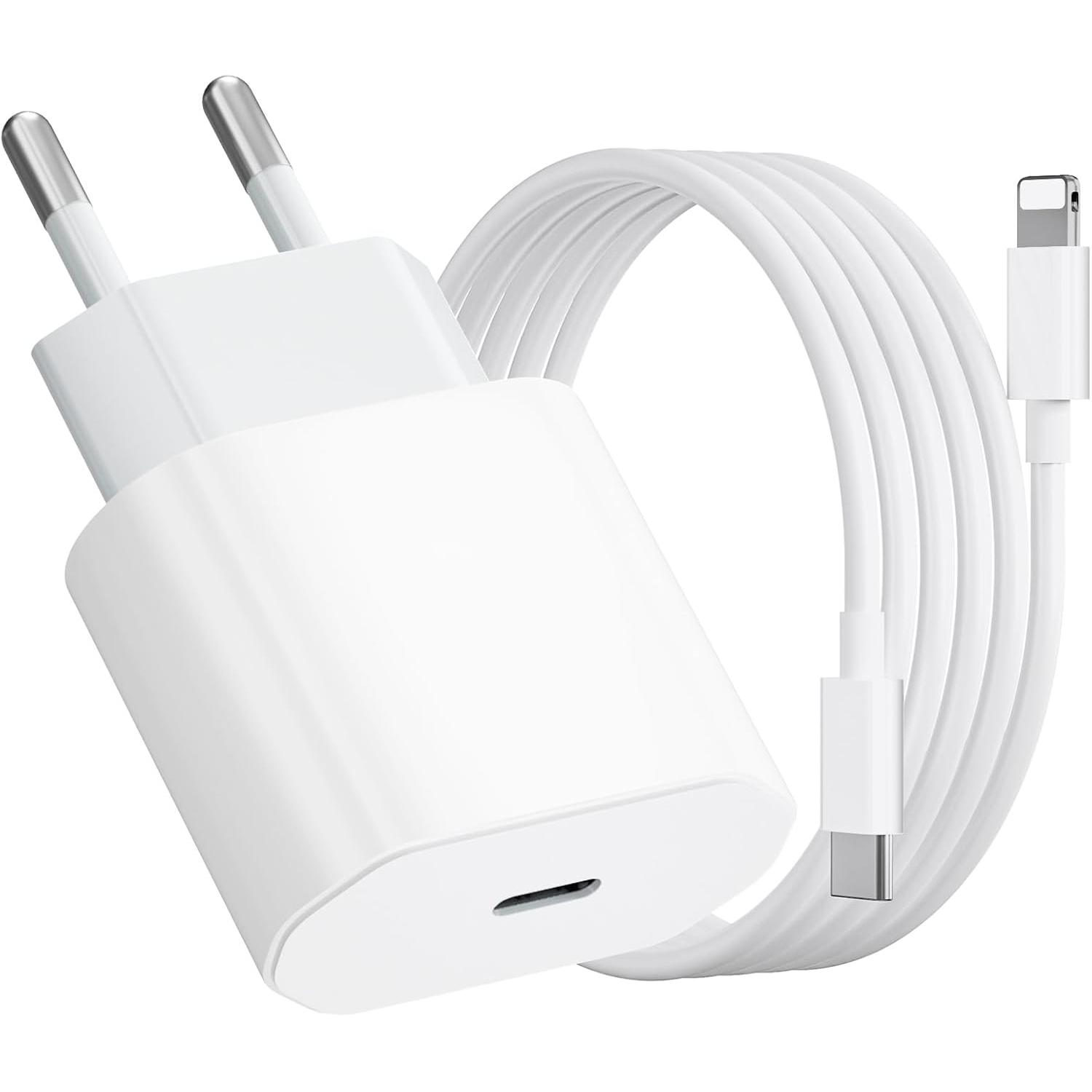 Cargador de iPhone de Carga, cargador iPhone 20 W con cable de iPhone de 1 m USB C Cargador con cable de iPhone de carga para iPhone 14/14 Plus/ 14 Pro/ 14 Pro MAX/ 13/12/ 11/ X pad