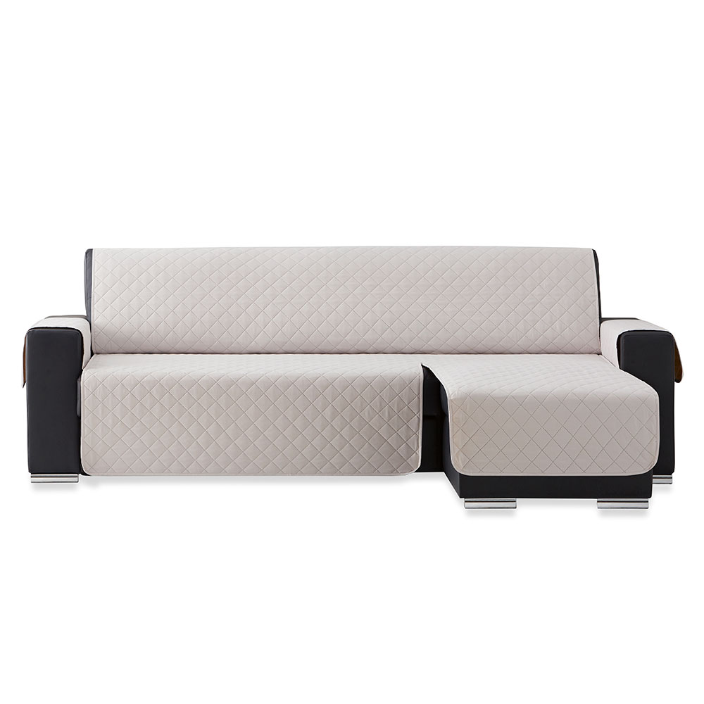 MAXIFUNDAS FUNDAS DE SOFA & CHAISE LONGUE | Modelo Couch Cover | Cubre Sofá Chaise Longue Acolchado Brazo Derecho 240 Cm | Amplia variedad de colores disponible