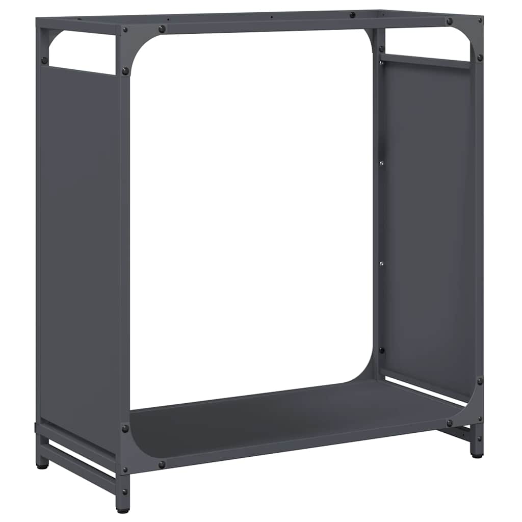vidaXL Leñero 60x28x65 cm Acero laminado en frío en color Negro/Blanco/Verde oliva y más