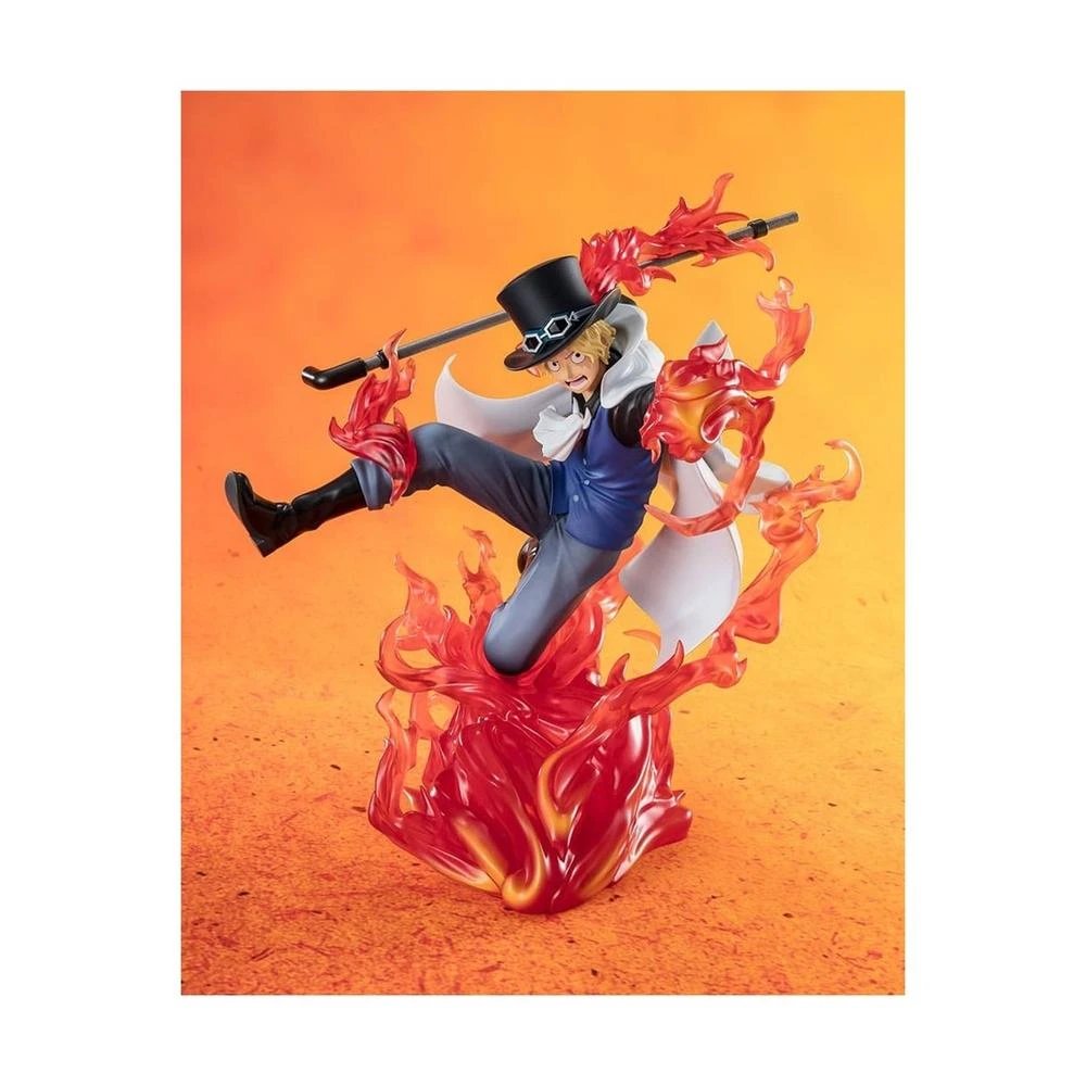 TAMASHII NATIONS - Figura coleccionable Sabo Fire Fist Rook Check de One Piece, 19 cm, articulada y detallada, para fans y coleccionistas