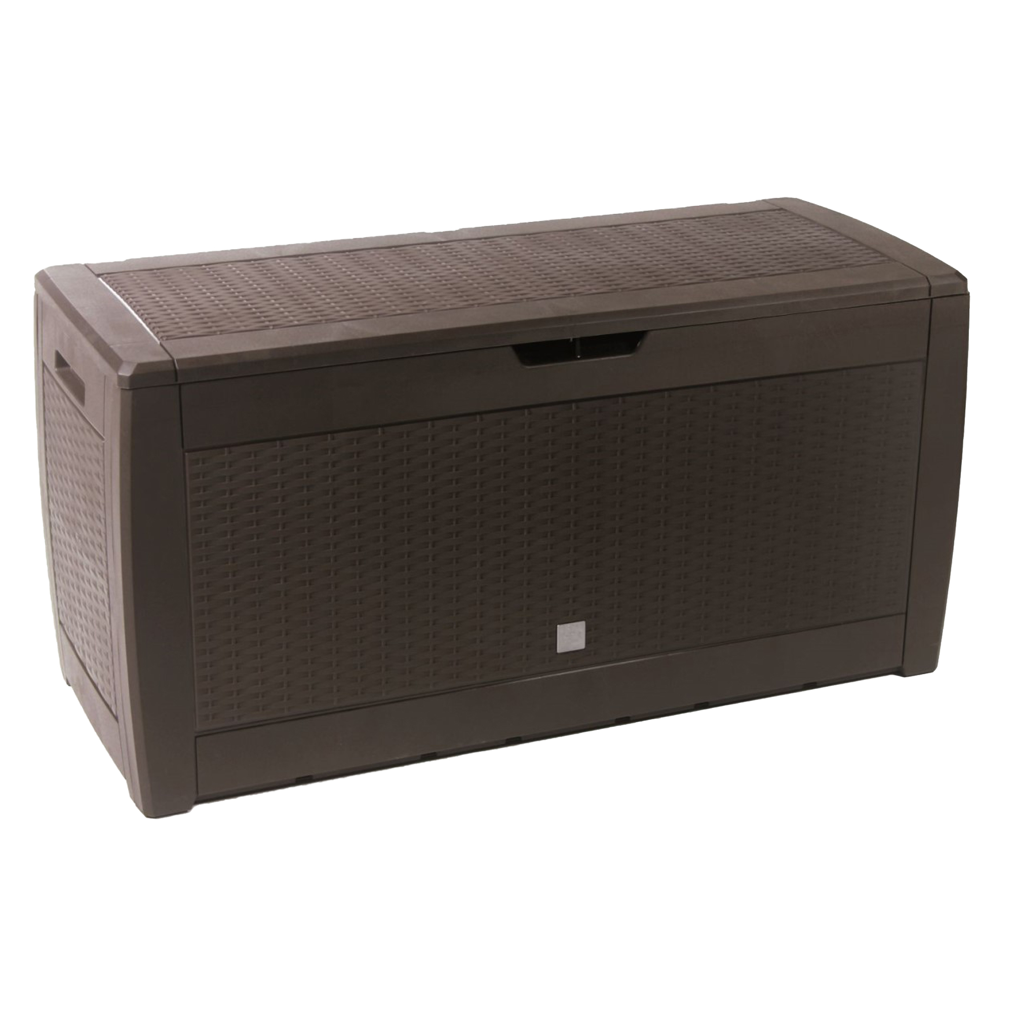 Baúl de Jardín Prosperplast 310L en Rattan Sintético Chocolate