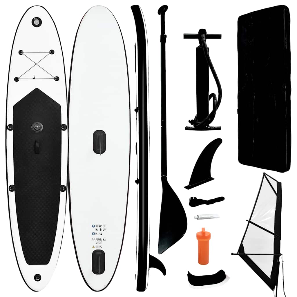 vidaXL Tabla Inflable de Paddle Surf SUP Remo Hinchables Deporte Color Azul,  Negro,  Rojo y mas