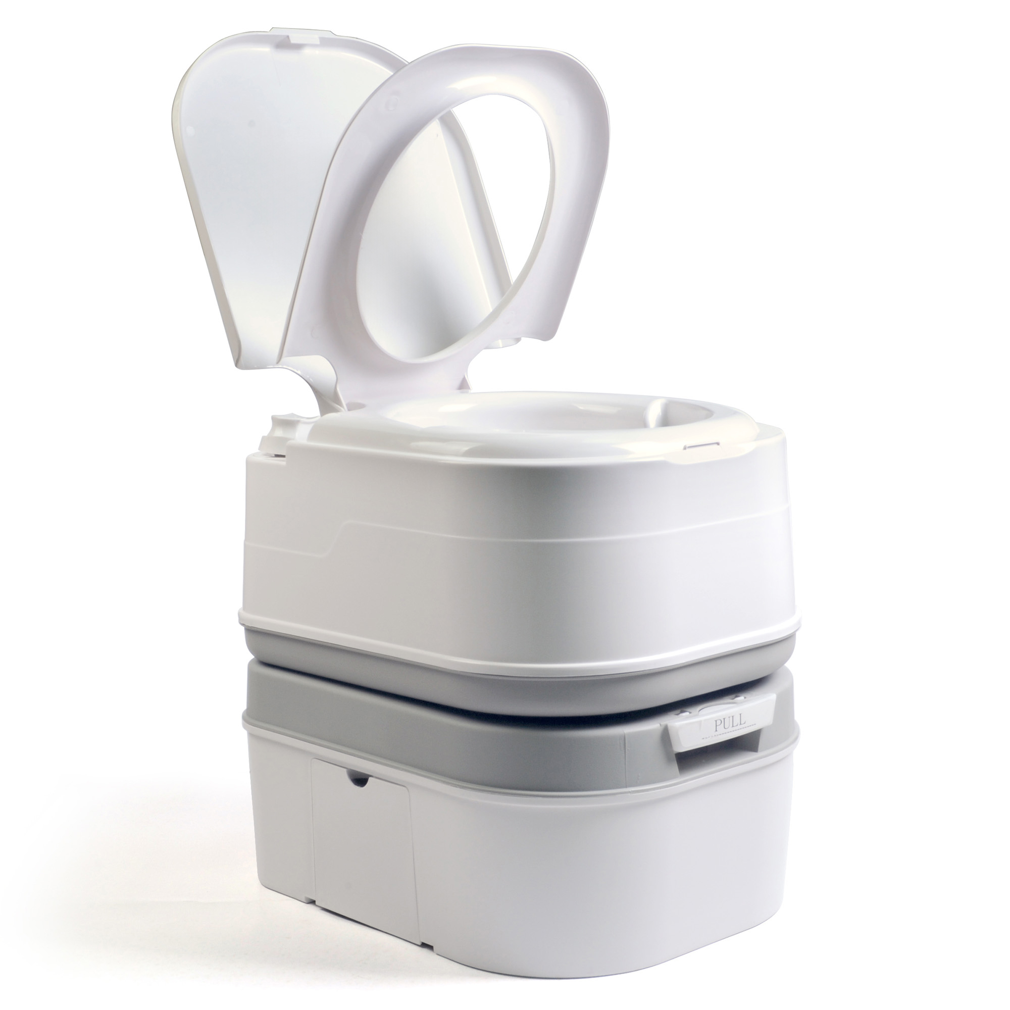 Briebe WC1195W WC Inodoro Portátil Químico Adultos 24L Camper, Camping, Auto Caravana Vater Descarga Agua 20L, , Blanco