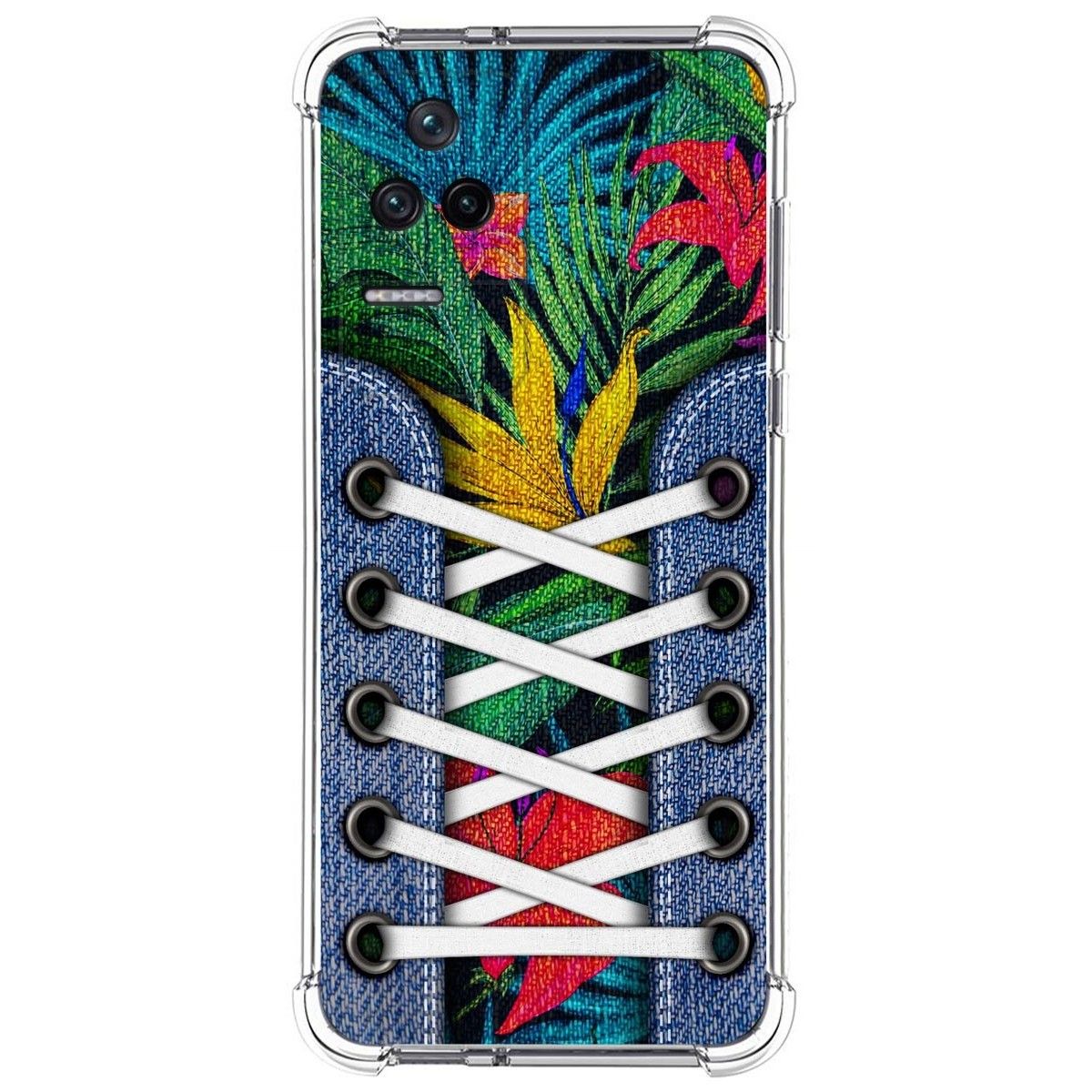 Funda Silicona Antigolpes para Xiaomi Poco F4 5G diseño Zapatillas 12 Dibujos