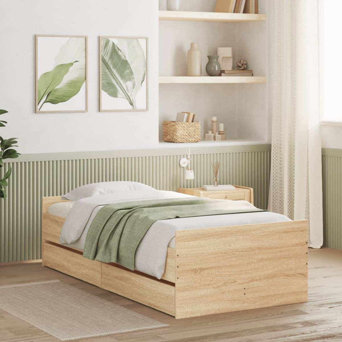 Estructura de cama Vita con 2 cajones 50 cm