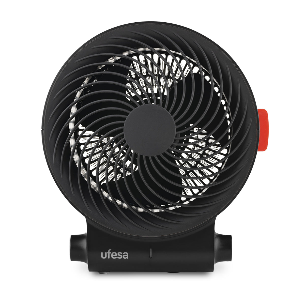 Ufesa - Ventilador Calefactor Atlas Neo de 2000 W con 3 niveles de potencia, termostato regulable y protección contra sobrecalentamiento para uso en hogar u oficina