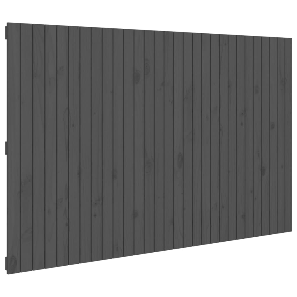 vidaXL Cabecero de cama de pared madera maciza pino 185x3x110cm
