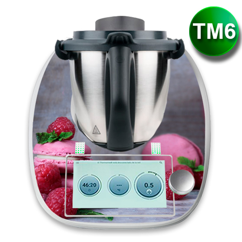 Vinilo Adhesivo para Máquina Cocinar Thermomix TM6 Frambuesas