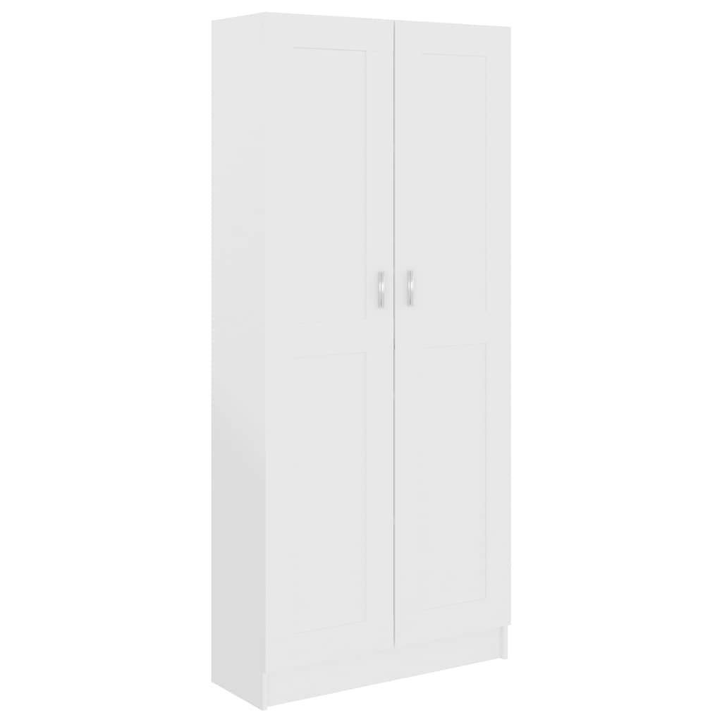 vidaXL Librería de madera de ingeniería blanco 82,5x30,5x185,5 cm
