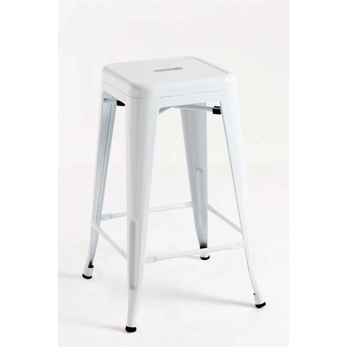 Regalos Miguel - Packs Taburetes Bajos - Pack 6 Taburetes Torix Bajos - Blanco