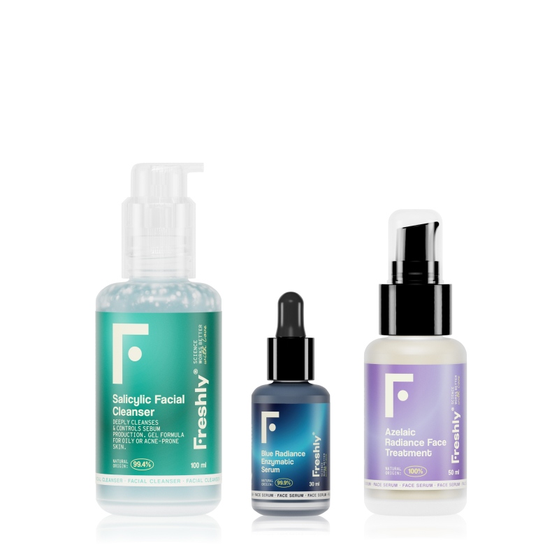 Freshly Cosmetics - Pack para piel con acné y granitos Bye Bye Acne Pack