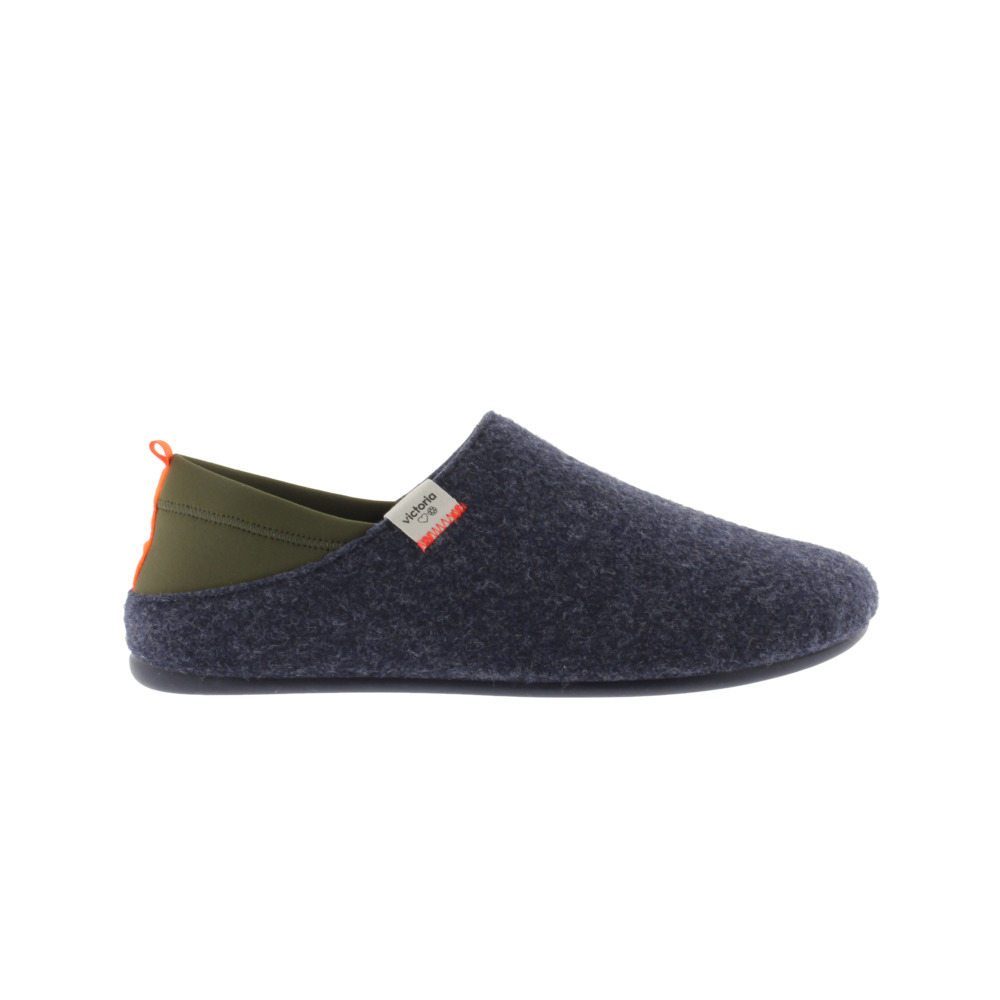 Victoria Norte Zapatillas de casa cerradas de fieltro reciclado con pieza trasera de neopreno 1081115