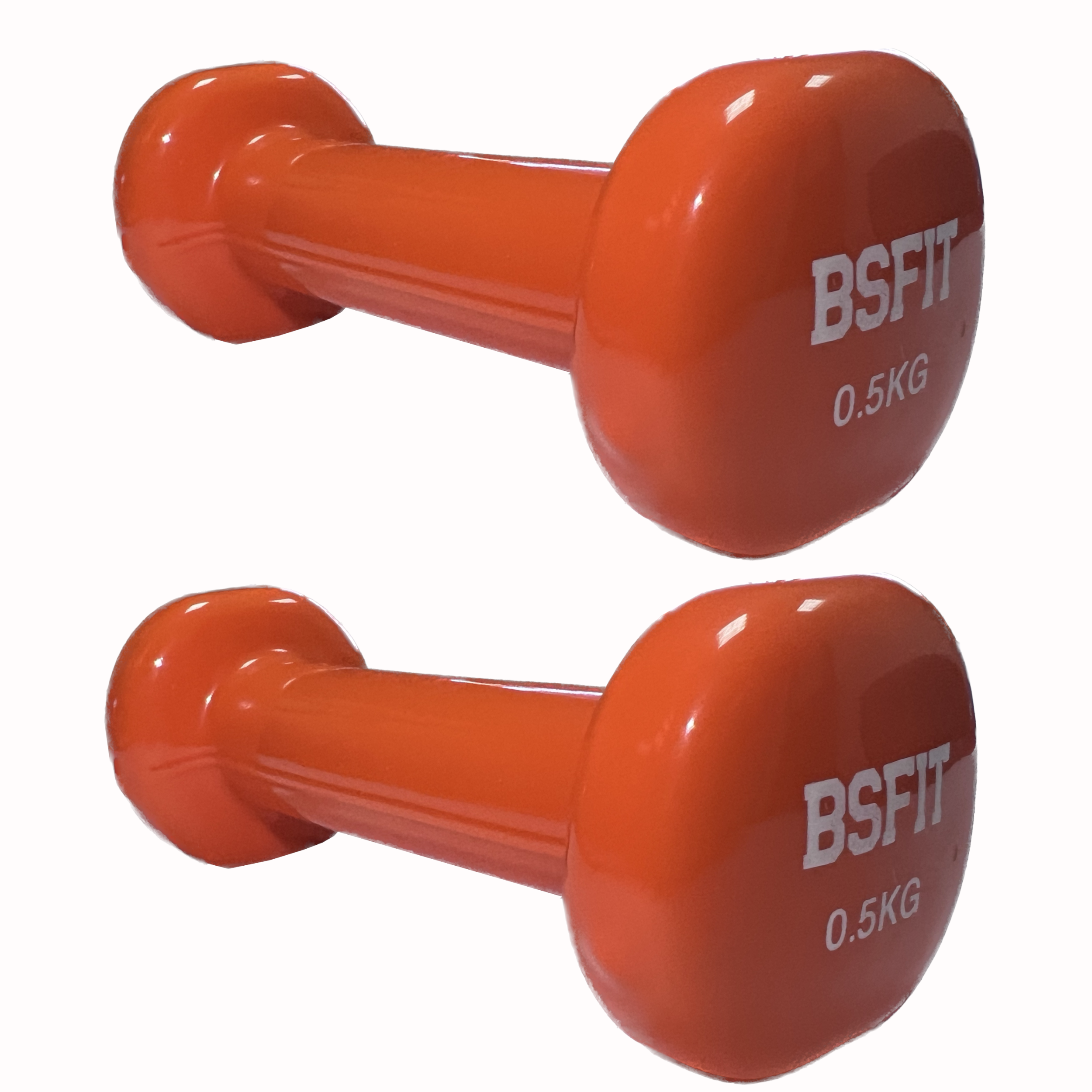 Mancuernas Antideslizantes BSFIT de Vinilo 0,5 Kg a 10 Kg - Gimnasio en Casa